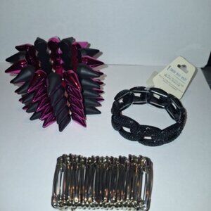 3 stretchy braceletes